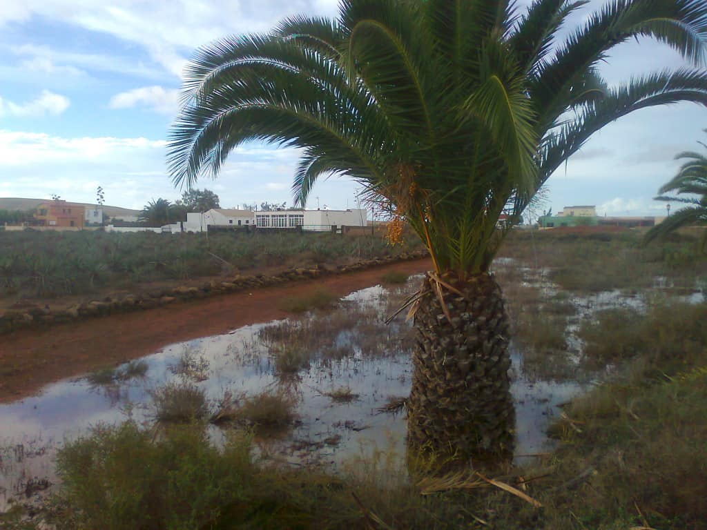 Heavy rain in fuerteventura