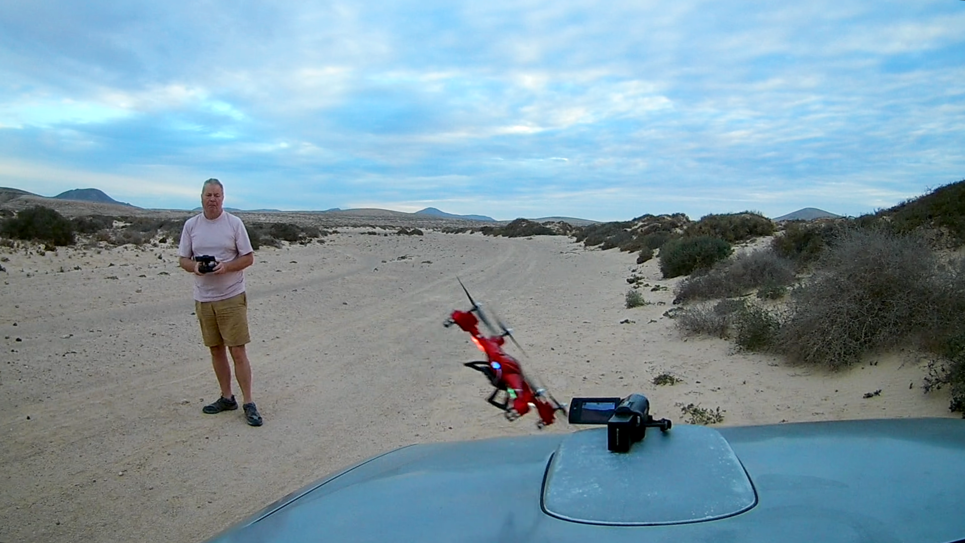 Drone Flying in Fuerteventura