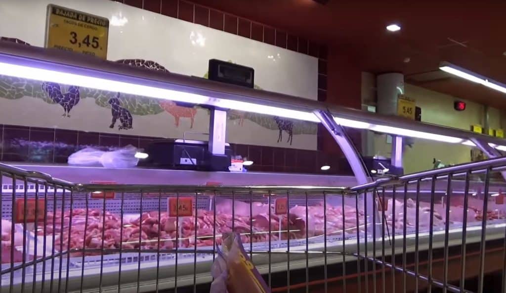 Cost of living Mercadona Meat Counter