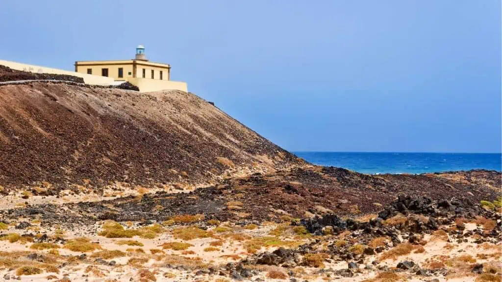 Punta Martiño Lighthouse Lobos Island